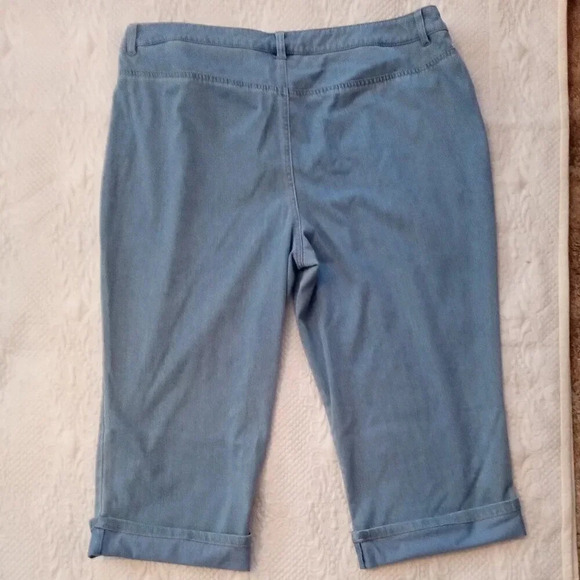 Joan Rivers Denim Capri Pants - XLP - Picture 5 of 5